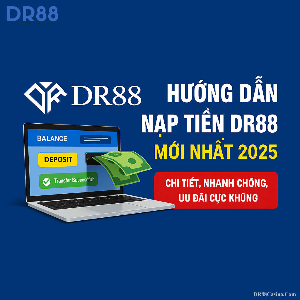 Hướng Dẫn Nạp Tiền DR88 Mới Nhất 2025 – Chi Tiết, Ưu Đãi Cực Khủng